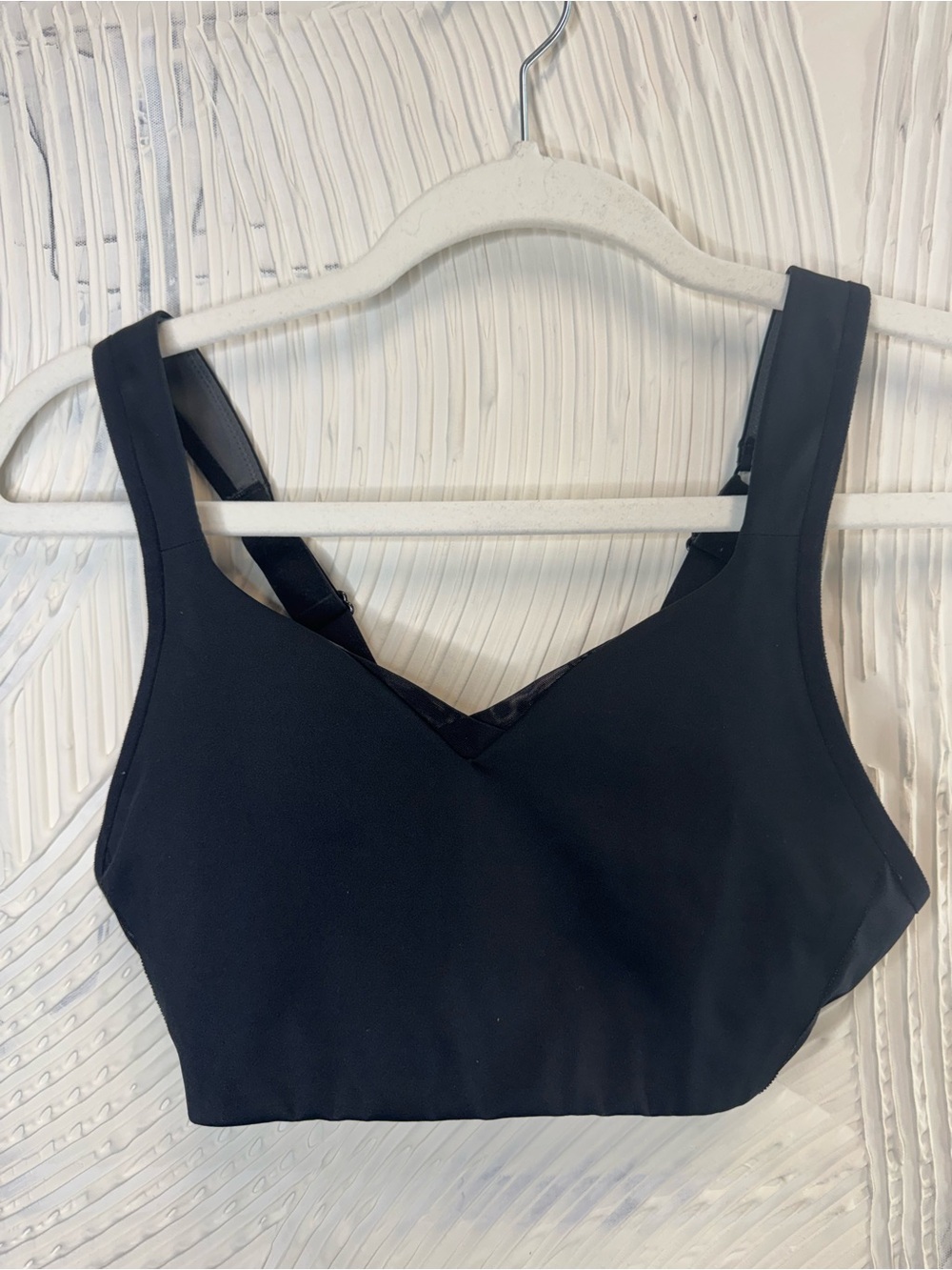 Brooks Running Sports Bra 32C Black Adjustable Straps High Support 350081